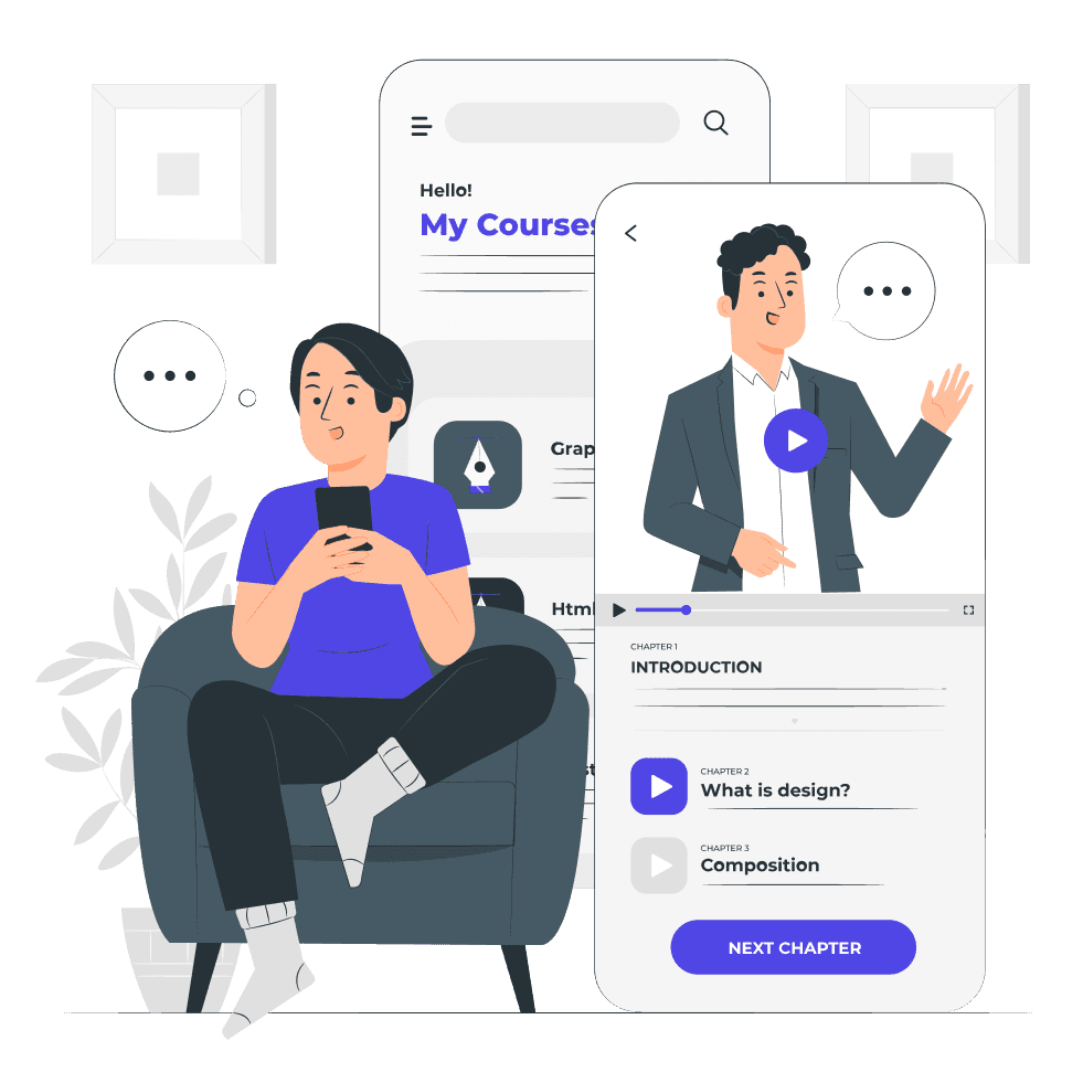 Smart course matching illustration